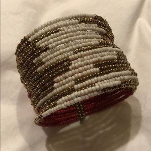 BEADED CUFF BRACELET